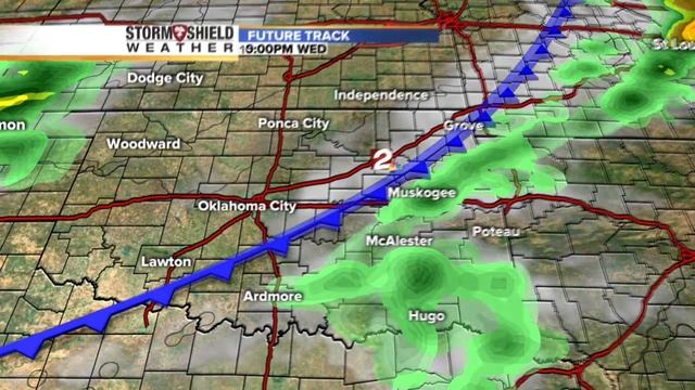 Future track radar shows timeline of severe weather, storms in Oklahoma May 11, 2016 смотреть онлайн