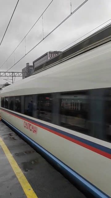 "Голосистая птичка" ЭВС1-06 "Сапсан" с сообщением Москва-Санкт-Петербург #ржд #жд #эвс1 #shorts смотреть онлайн