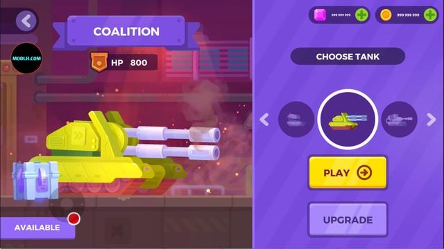 Tank Stars MOD APK 1.7.2 (Menu, Onehit, Uang, Tidak Terkunci, Abadi) смотреть онлайн