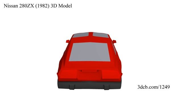 Nissan 280ZX (1982) 3D Model смотреть онлайн