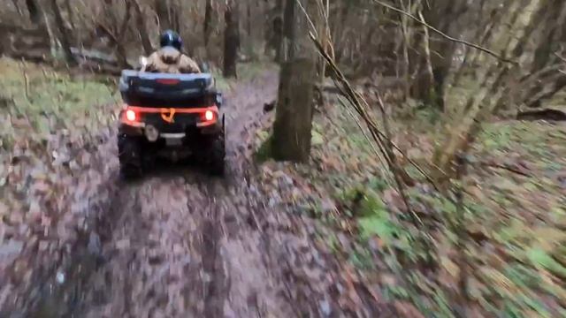 КвадроПокатушки! первый лед. Новые маршруты! Осень. Лес. смотреть онлайн