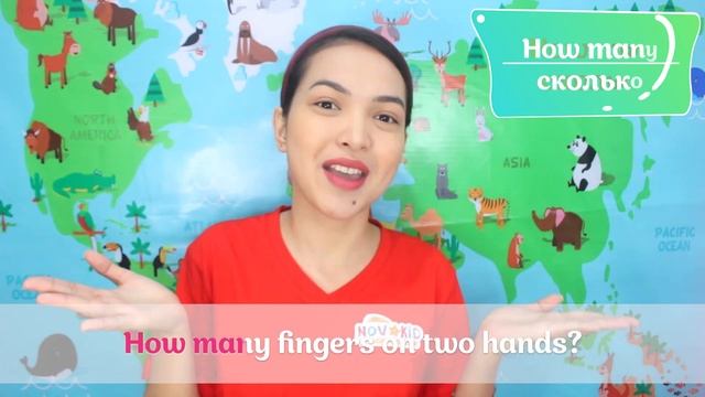 How Many Fingers - Kids Songs & Nursery Rhymes | Novakid