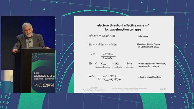 ICCF24 Presents: Anthony Zuppero - Electron Quasi-particle Catalytic Binding смотреть онлайн