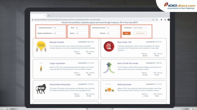 One Click Equity ICICI Direct | Readymade Stock Portfolios @ICICIDirectOfficial смотреть онлайн