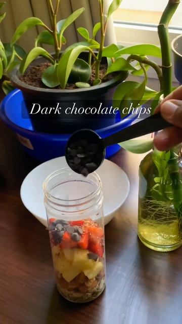 Valentine breakfast in a jar | Chia seed pudding with fruits and nuts | Pull up jar salad смотреть онлайн