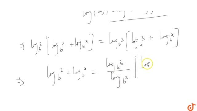 IIT JEE LOGARITHM Solve for: `x :(2x)^((log)_b2)=(3x)^((log)_b3)`
. смотреть онлайн