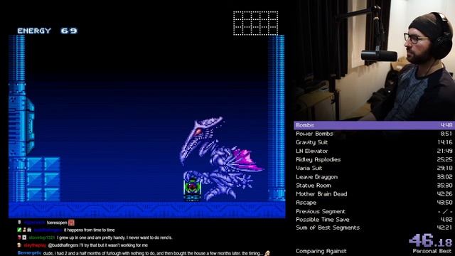 Super Metroid Ceres Escape in 46"91 смотреть онлайн