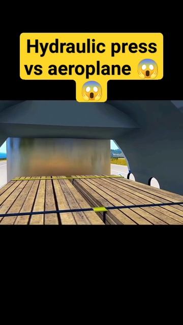 hydraulic press vs aeroplane ✈️😱😱 beamiNG Drive смотреть онлайн