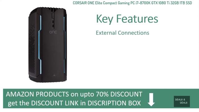 CORSAIR ONE Elite Compact Gaming PC - Intel Core i7-8700K, GeForce GTX 1080 Ti, 32GB DDR4-2666 DEAL смотреть онлайн