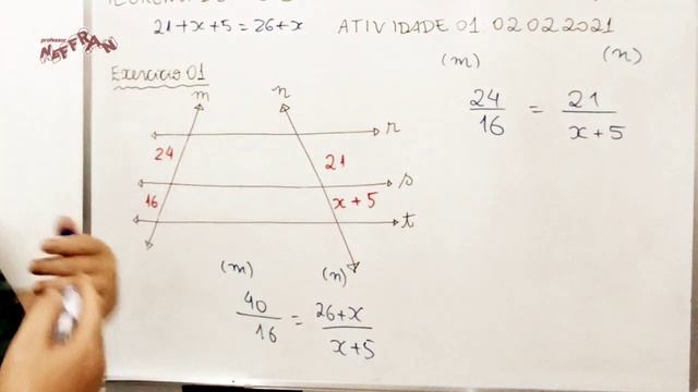 TEOREMA DE TALES - Parte 2 De 4
