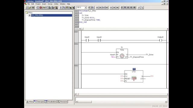 WAGO CoDeSys 2.3 Quick Start Guide - Ladder Example (Part 2 Of 3)