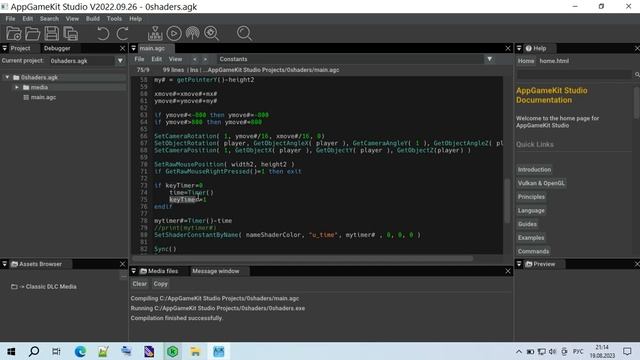 1. GLSL шейдер для AppGameKit Studio: плавное изменение цвета кубика в зависимости от таймера смотреть онлайн