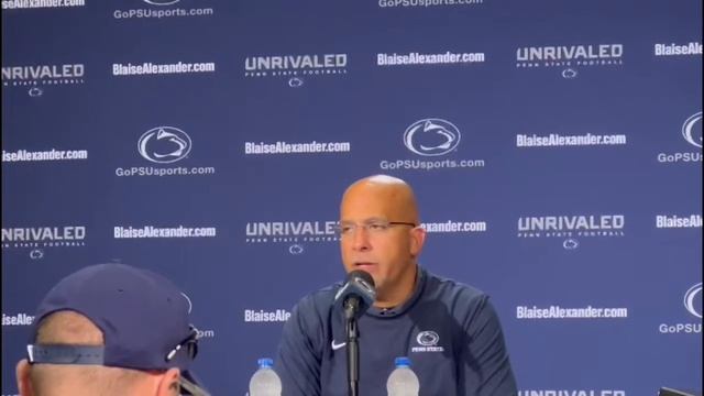 James Franklin talks Northwestern postgame — Penn State Nittany Lions смотреть онлайн