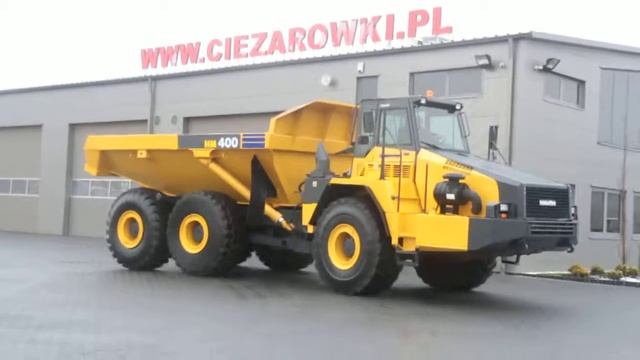 KOMATSU HM 400 ARTICULATED HAULER / DUMP TRUCK смотреть онлайн