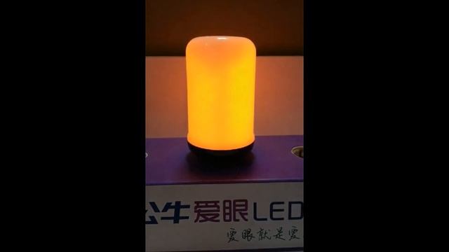5W 4 Modes Burning Flickering Flame LED Light Bulb смотреть онлайн