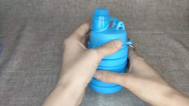 Бутылка силиконовая, складная для воды #авито #поход #фитнес смотреть онлайн