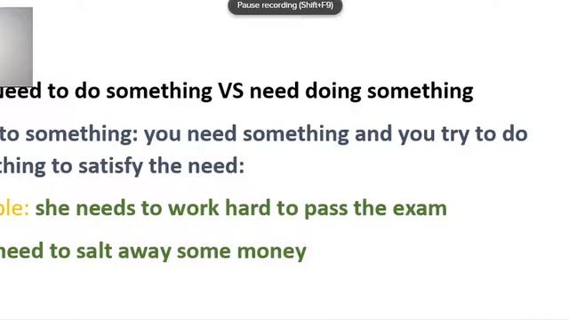 the difference between 'need to do' and ' need doing' смотреть онлайн