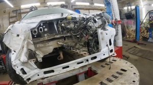 LADA Granta  вытяжка и удаление лонжерона  ⚒️