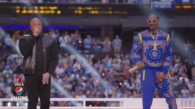 DR. DRE , SNOOP DOG , 50 CENT , MARY J BLIGE , KENDRICK LAMARR , EMINEM - LIVE HALFTIME SHOW смотреть онлайн