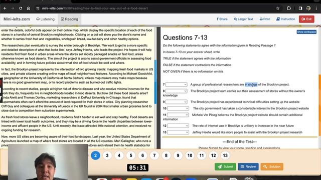 ielts reading - notes - true/false/not given - делаю в прямом эфире и объясняю смотреть онлайн