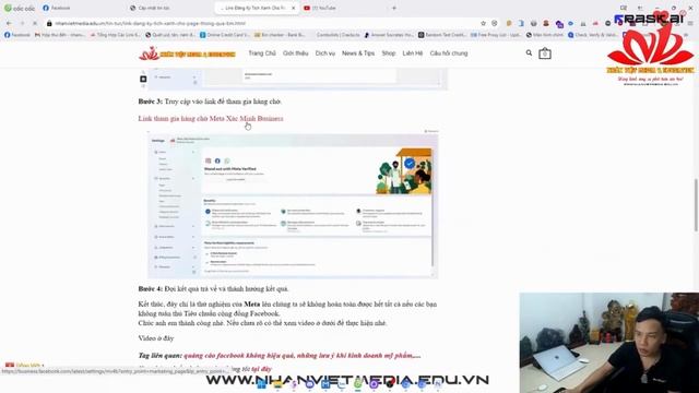 Как зарегистрировать Green Check для страницы Фейсбук через BM | Русский перевод смотреть онлайн