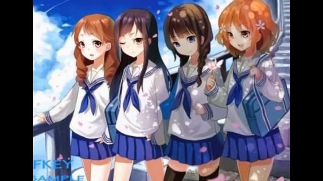 Школьницы подруги