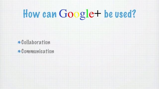 Google+ in Distance Education - Presentation смотреть онлайн