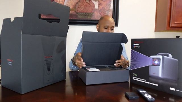 Nebula Anker Cosmos Laser 4K Projector Unboxing with Princetreppe смотреть онлайн