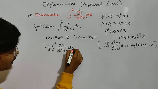 Evaluate integral 1 to 2 x/x²+1 in telugu смотреть онлайн