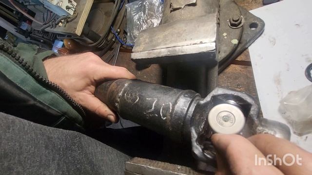 Ремонт шарнира Гука Mitsubishi Canter.