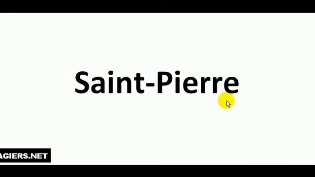 Как произносится # Saint Pierre смотреть онлайн