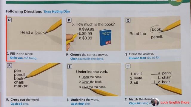 Louis English Share | Lesson 5 | Studying | Oxford Picture Dictionary Third Edition смотреть онлайн