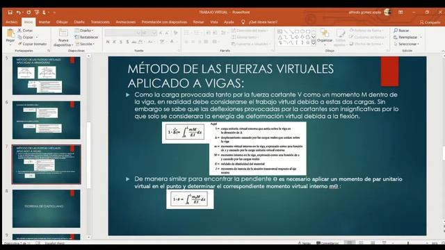 Trabajo virtual y Teorema de Castigliano смотреть онлайн
