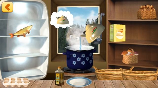Masha Kasha & The Bear Cooking - FIRST COOKING смотреть онлайн