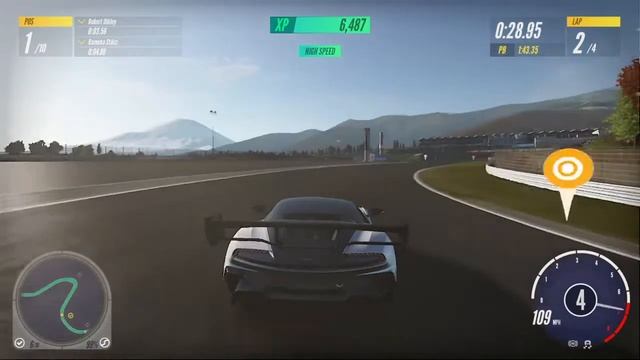 Project CARS 3: Aston Martin Vulcan AMR Pro at Fuji 4 lap race смотреть онлайн
