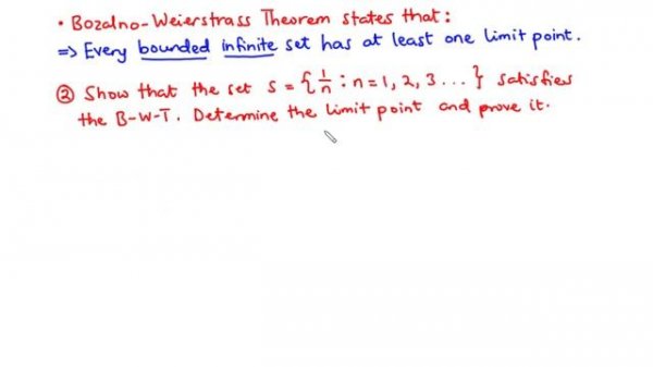 🔶09 - Bound Set and Bolzano Weierstrass Theorem | Upper Bounds, Lower Bounds and Limit Points