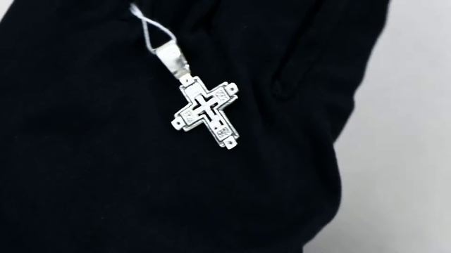 Серебряная подвеска-крест ЮЗ Елизавета с фианитом 3253-4ф смотреть онлайн
