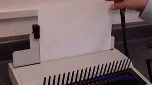 Renz Combinette Comb Binder Video Demo from Office Zone