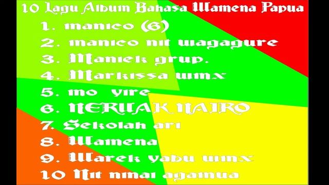 10 Lagu Album Dalam Bahasa Wamena Papua смотреть онлайн