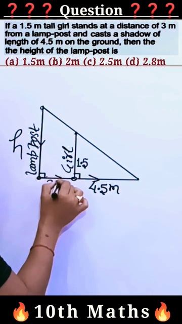 Ll Height & Distance MCQ Ll Part (4) #maths