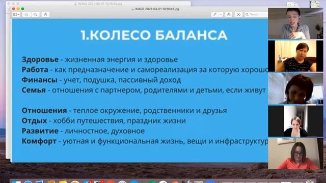 Колесо жизненного баланса. 01.04.21г смотреть онлайн