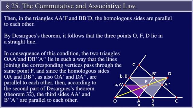 The Foundations Of Geometry, By David Hilbert, Section 25