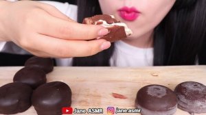 ASMR CHOCOLATE COVERED MARSHMALLOW, CHOCOLATE ICE CREAM BAR 초콜릿 마쉬멜로우, 초코바 아이스크림 먹방 EATING SOUNDS