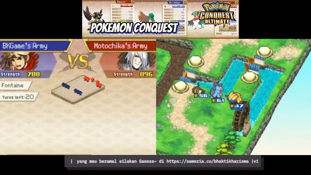 Pokemon Conquest Ultimate NDS Live 1, Udah lama g main yg Conquest ,, agak lupa wkwk смотреть онлайн