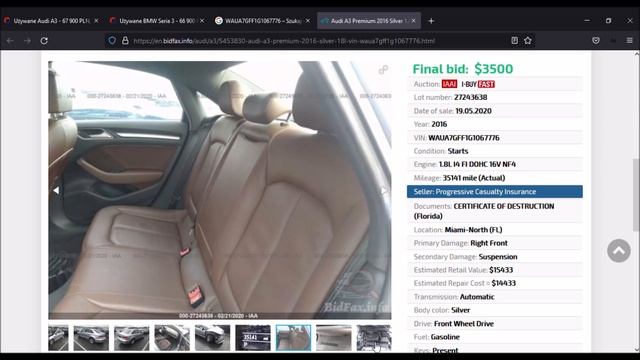 Jak sprawdzić uszkodzenia AUTA Z USA na podstawie numeru VIN? смотреть онлайн