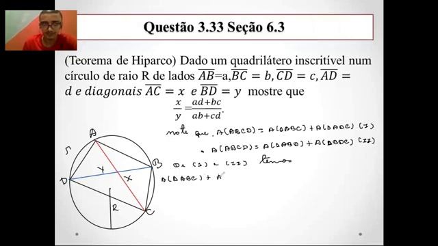 Questão 6.33 (Teorema de Hiparco) - Seção 6.3 - Cap 06 - MA13-Geometria PROFMAT. смотреть онлайн