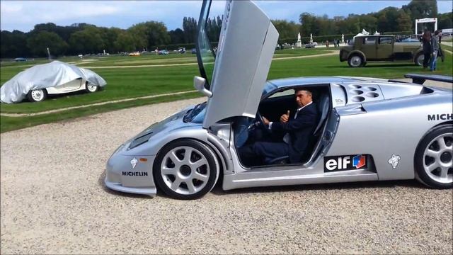 Bugatti EB 110 Super Sport rolling смотреть онлайн