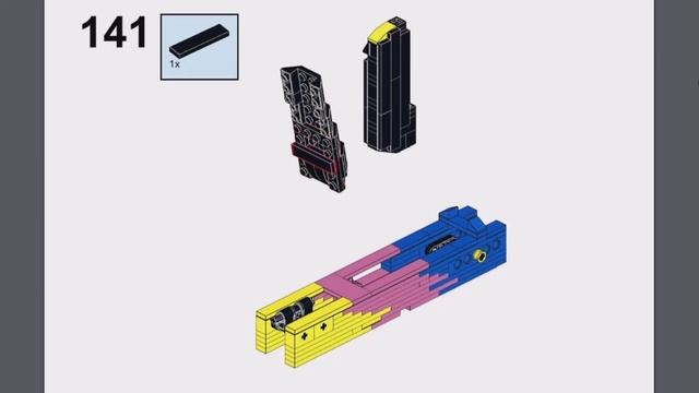 Lego Semi-auto Blowback Glock 18 Recreated (by Kevin183) Free instructions!! смотреть онлайн