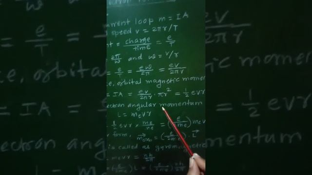 12th. Magnetic materials- Magnetic moment of revolving electron. смотреть онлайн