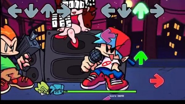 играю в фнф против Пико